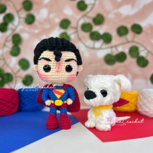 Superman & Krypto - Patrón Digital