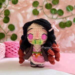Mini Nezuko Kamado - Patrón Digital