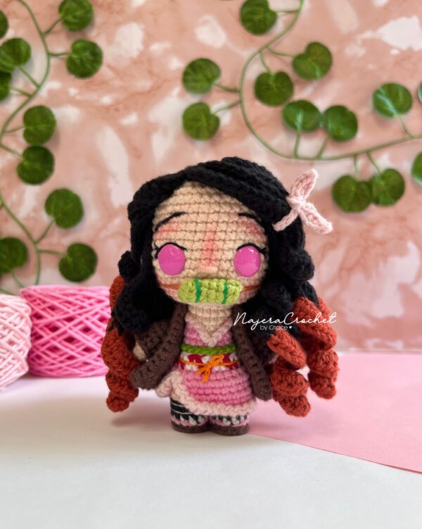 Mini Nezuko Kamado - Patrón Digital