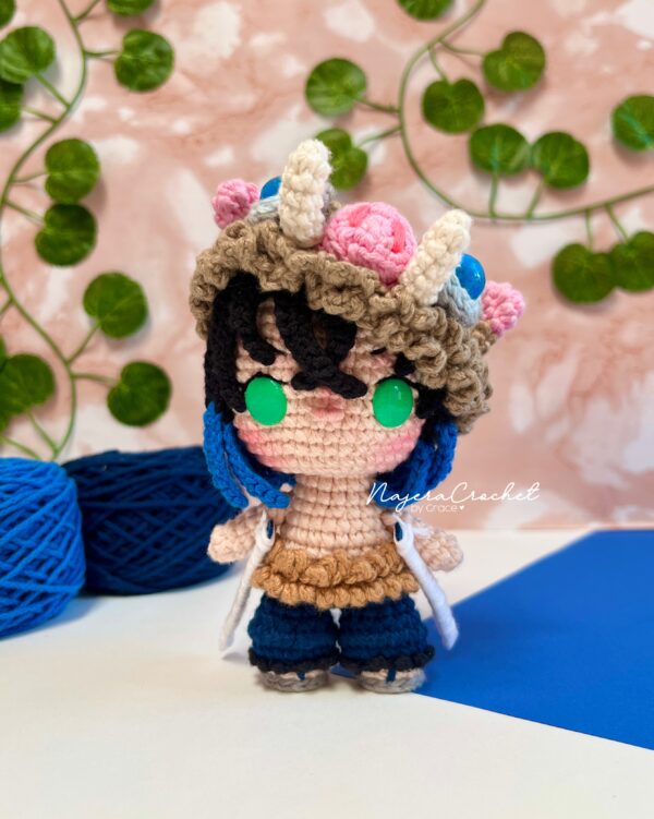 Mini Inosuke Hashibira - Patrón Digital