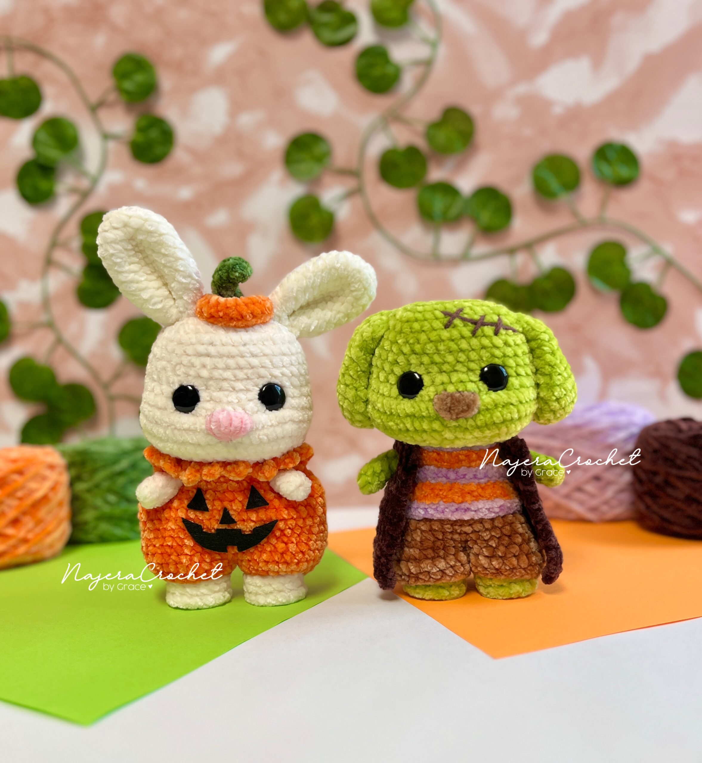 Calabazin y Franky - Patrón Digital