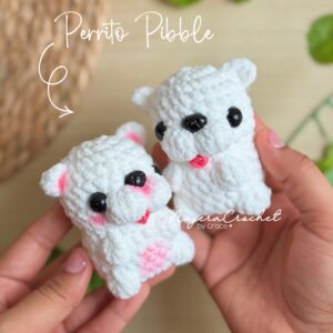 Perrito Pibble - Patrón Digital