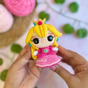 Princesa Peach - Patrón Digital