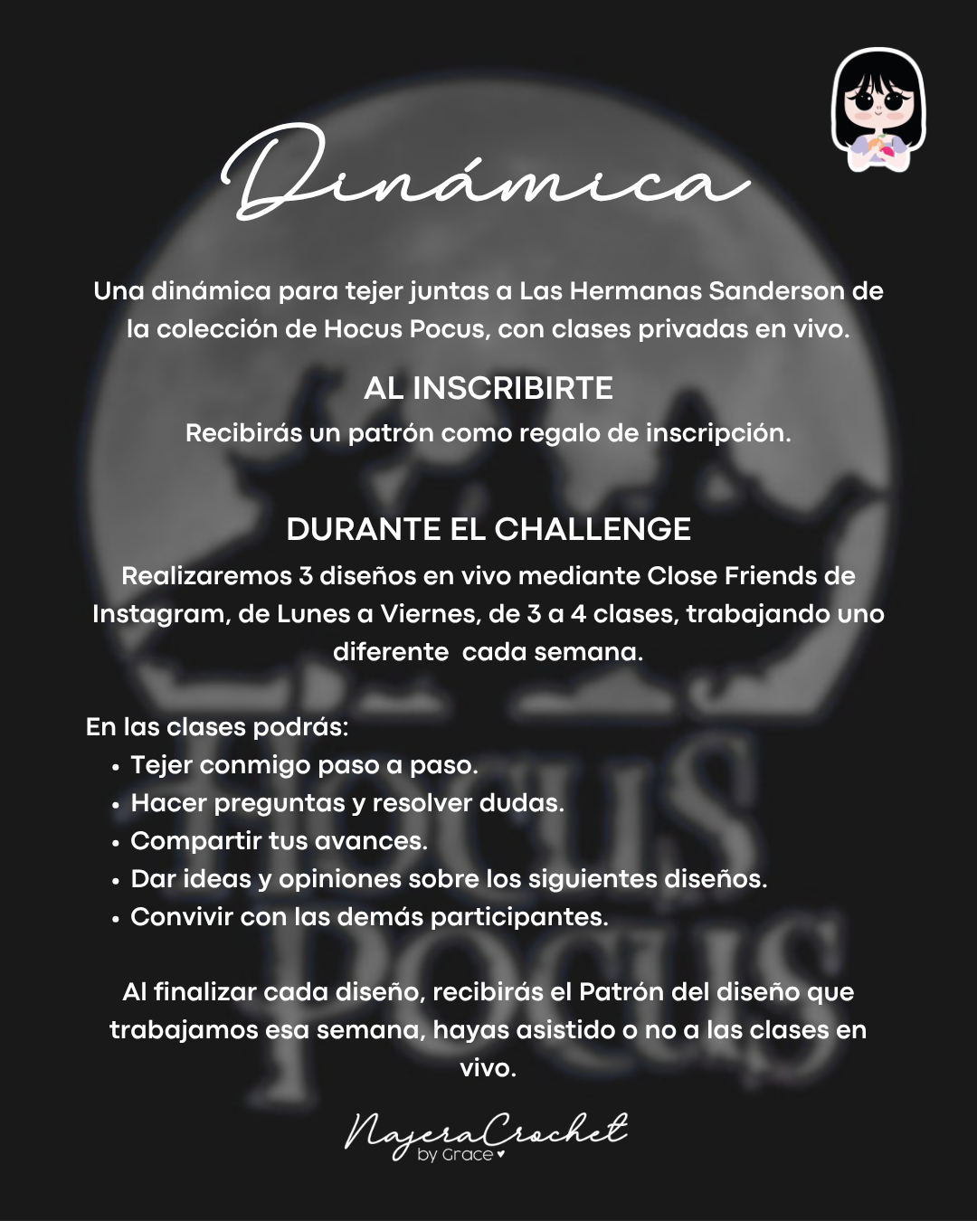 TejeConmigo Challenge “Hocus Pocus” - Taller Virtual - Imagen 2