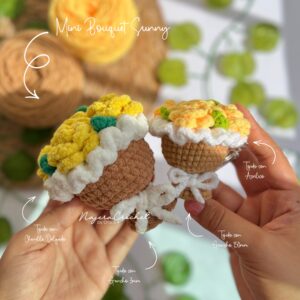Mini Bouquet Sunny - Patrón Digital