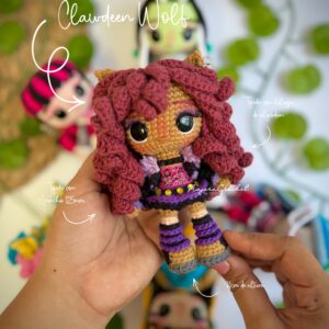 Clawdeen Wolf - Patrón Digital