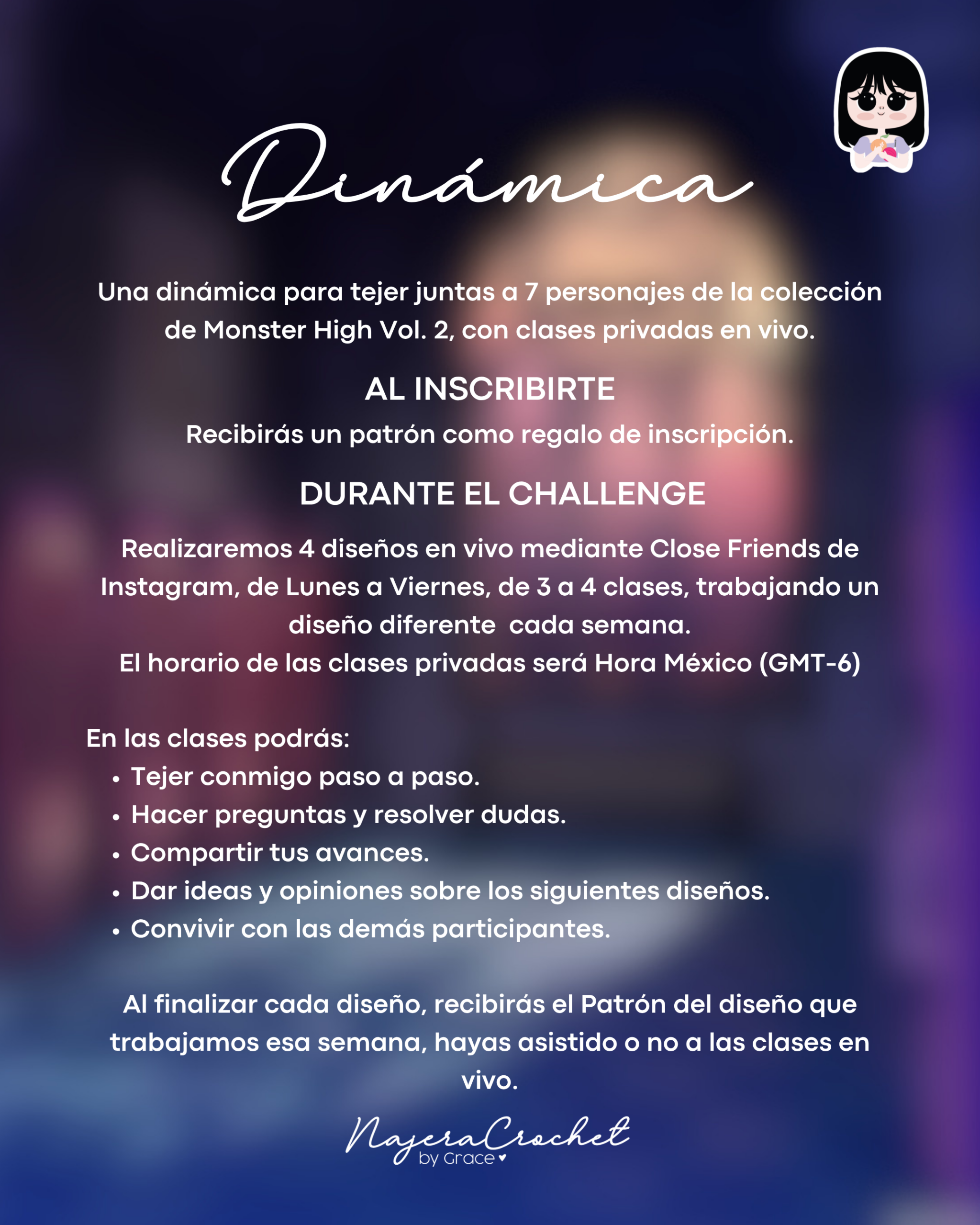 TejeConmigo Challenge “Monster High Vol. 2” – Taller Virtual - Imagen 2