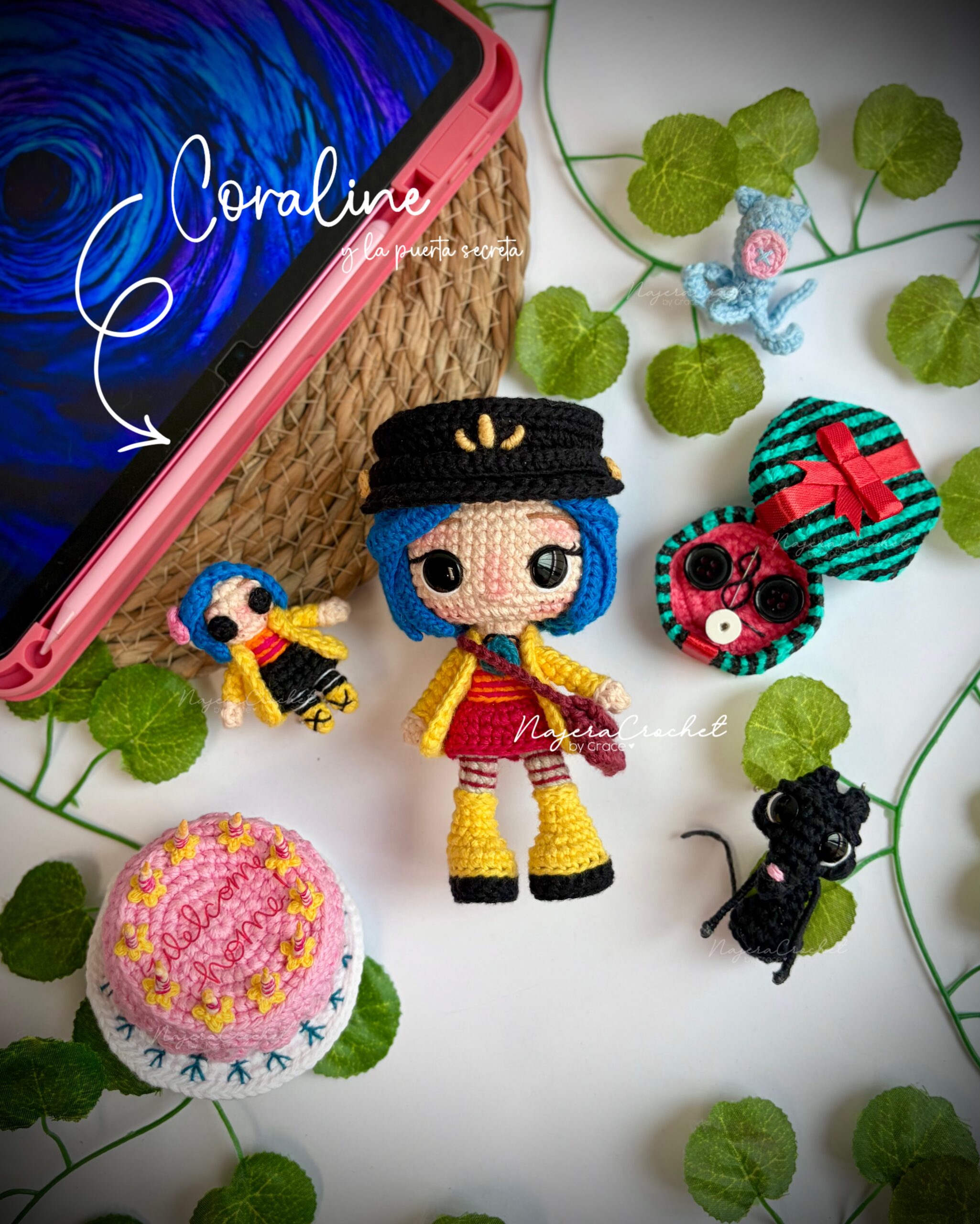 Coraline y la Puerta Secreta - Preventa Patrón Digital